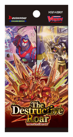 Cardfight Vanguard V Extra Booster Box Vol. 01: The Destructive Roar Booster Pack