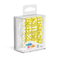 Oakie Doakie Dice Translucent - D6 16mm Yellow (12)