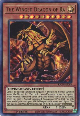 The Winged Dragon of Ra (Ultra Pharaoh's Rare) [KICO-EN065] Ultra Pharaoh’s Rare