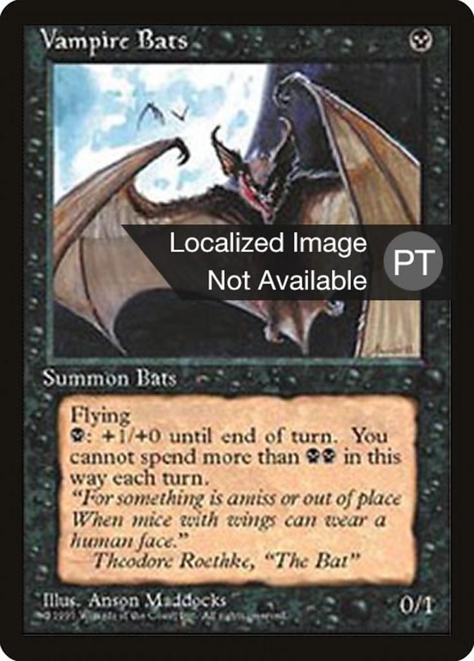 Vampire Bats [Fourth Edition (Foreign Black Border)]