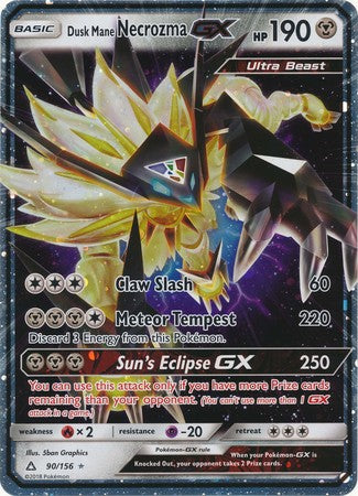 Dusk Mane Necrozma GX (90/156) (Jumbo Card) [Sun & Moon: Ultra Prism]