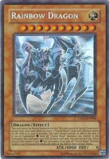 Rainbow Dragon (Chaos Neos Misprint) [TAEV-EN006] Ghost Rare