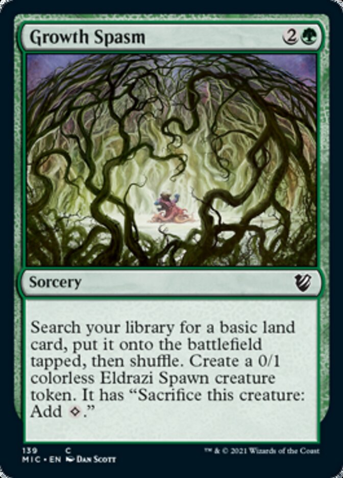 Growth Spasm [Innistrad: Midnight Hunt Commander]