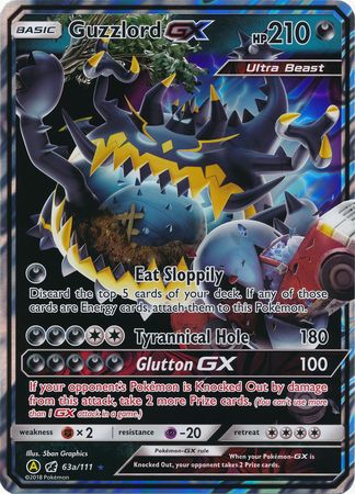 Guzzlord GX (63a/111) (Jumbo Card) [Sun & Moon: Crimson Invasion]