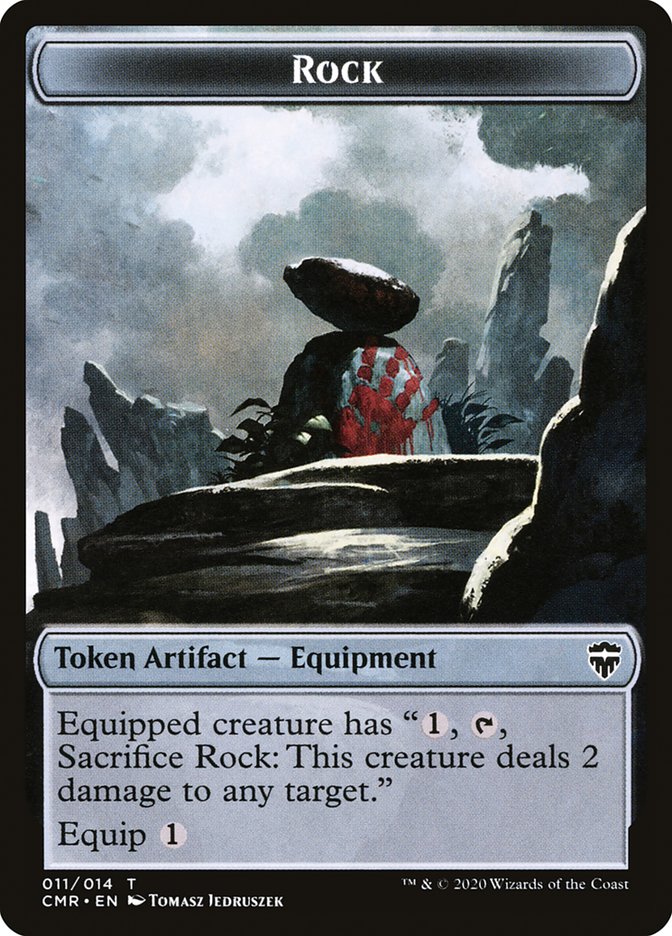 Rock Token [Commander Legends Tokens]