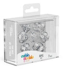 Oakie Doakie Dice Translucent - RPG Set Clear (7)