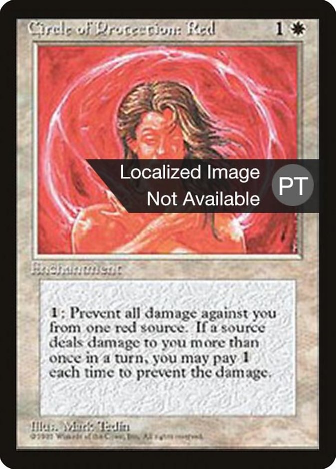 Circle of Protection: Red [Fourth Edition (Foreign Black Border)]