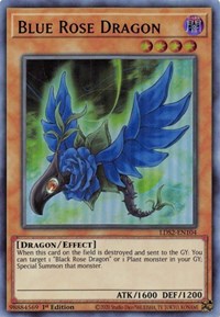 Blue Rose Dragon (Purple) [LDS2-EN104] Ultra Rare