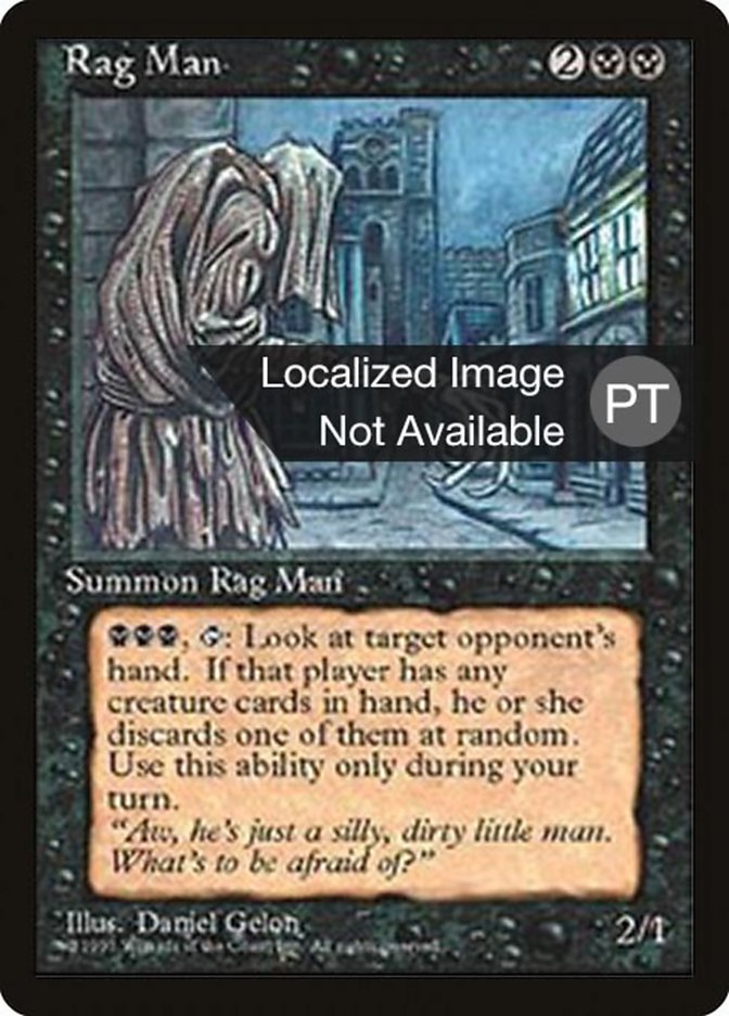 Rag Man [Fourth Edition (Foreign Black Border)]