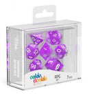 Oakie Doakie Dice Translucent - RPG Set Purple (7)