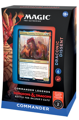 BATTLE FOR BALDUR'S GATE COMMANDER DECK - DRAGONIC DISSENT