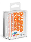 Oakie Doakie Dice Translucent - D6 12mm Orange (36)