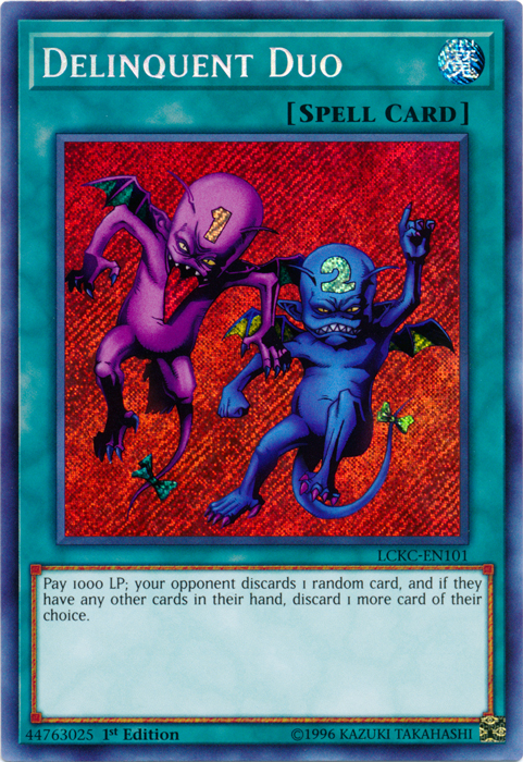 Delinquent Duo [LCKC-EN101] Secret Rare