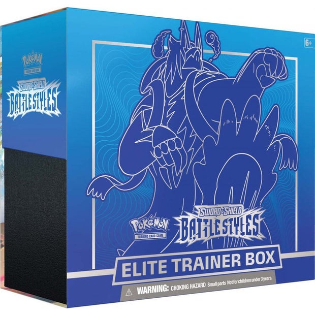 Sword and Shield Battle Styles Elite Trainer Box (BLUE)