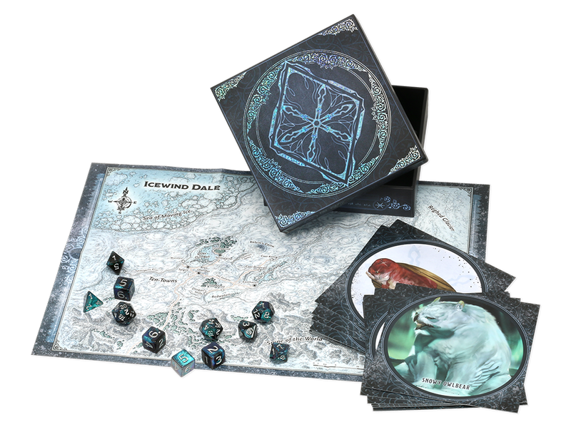 Icewind Dale: Rime of the Frostmaiden Dice & Token Set