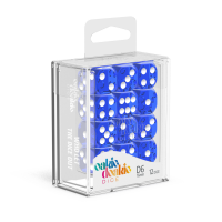 Oakie Doakie Dice Translucent - D6 16mm Blue (12)