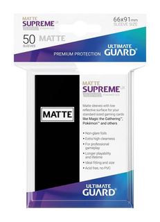 Matte Supreme Standard Black (50ct)