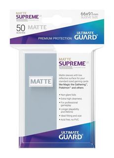 Matte Supreme Standard Transparent (50ct)