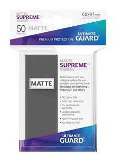 Matte Supreme Standard Dark Grey (50ct)