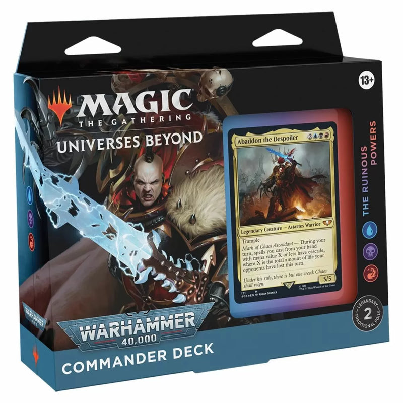 Magic Beyond Universes: Warhammer 40K Commander Deck - The Ruinous Powers