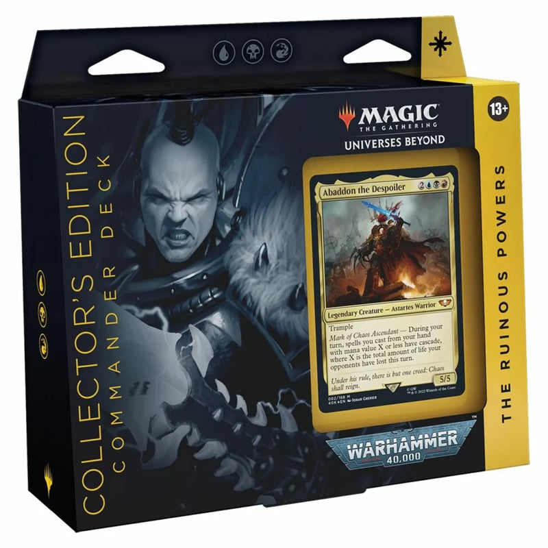 Magic Beyond Universes: Warhammer 40K Commander Deck - The Ruinous Powers Collector Edition