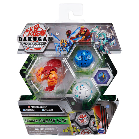 Bakugan Season 2.5 Starter - Tretorous Ultra / Barbetra / Nillious