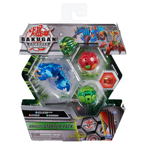 Bakugan Season 2.5 Starter - Gillator Ultra / Ryerazu / Hydorous