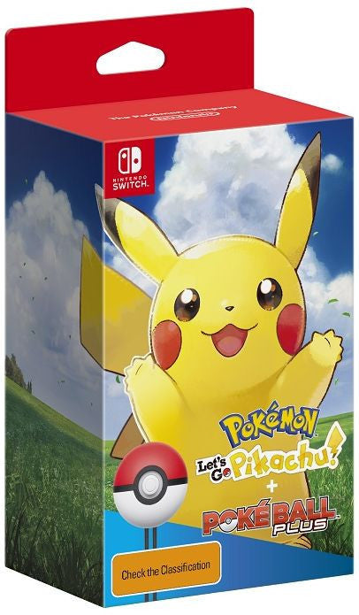 Pokemon Let's Go, Pikachu! with Pokeball Plus - Bundle