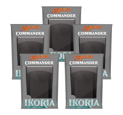 Ikoria: Lair of the Behemoth All 5 Commander Decks